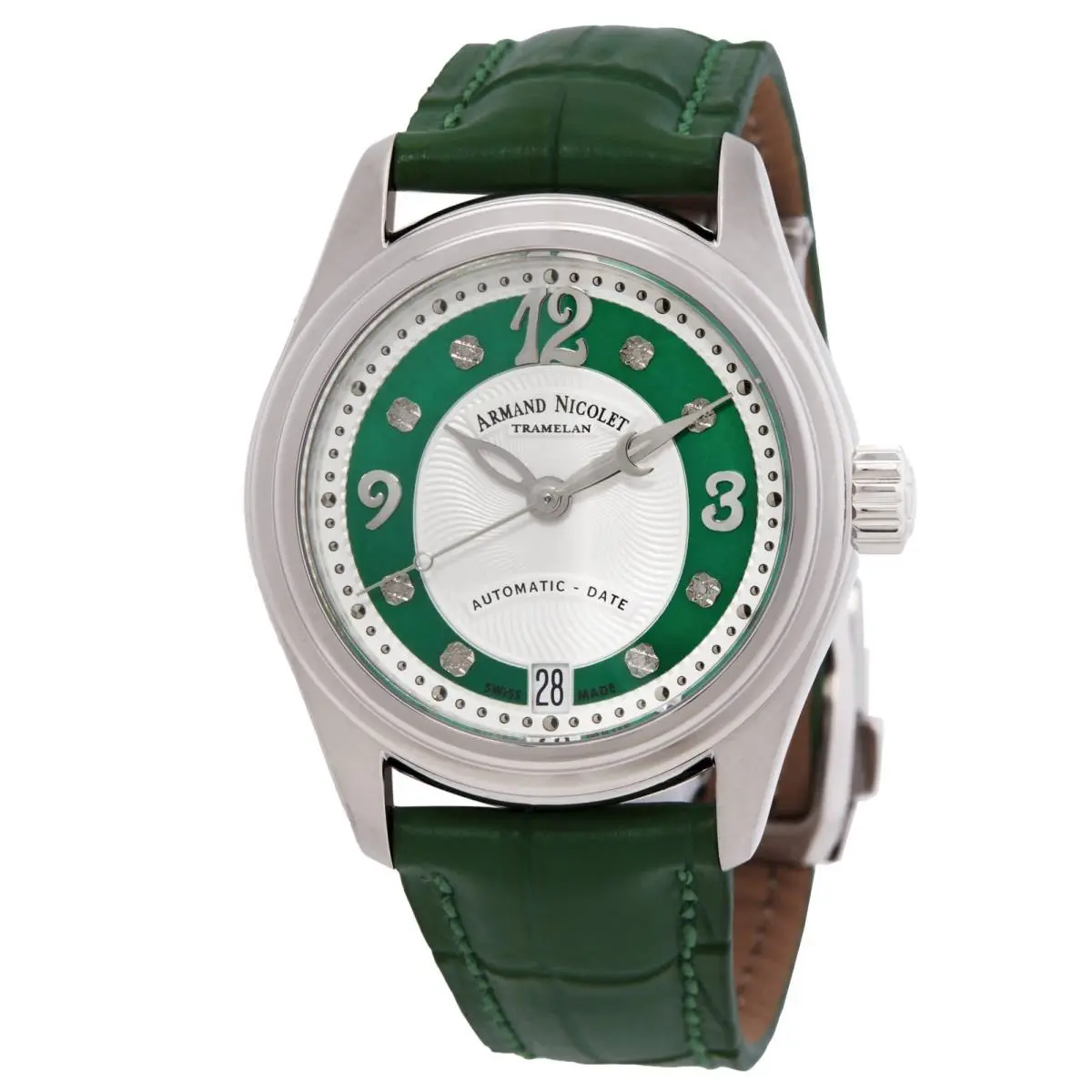 M03-3 Automatic Diamond Ladies Watch A151BAA-AV-P882VR8 by Armand Nicolet