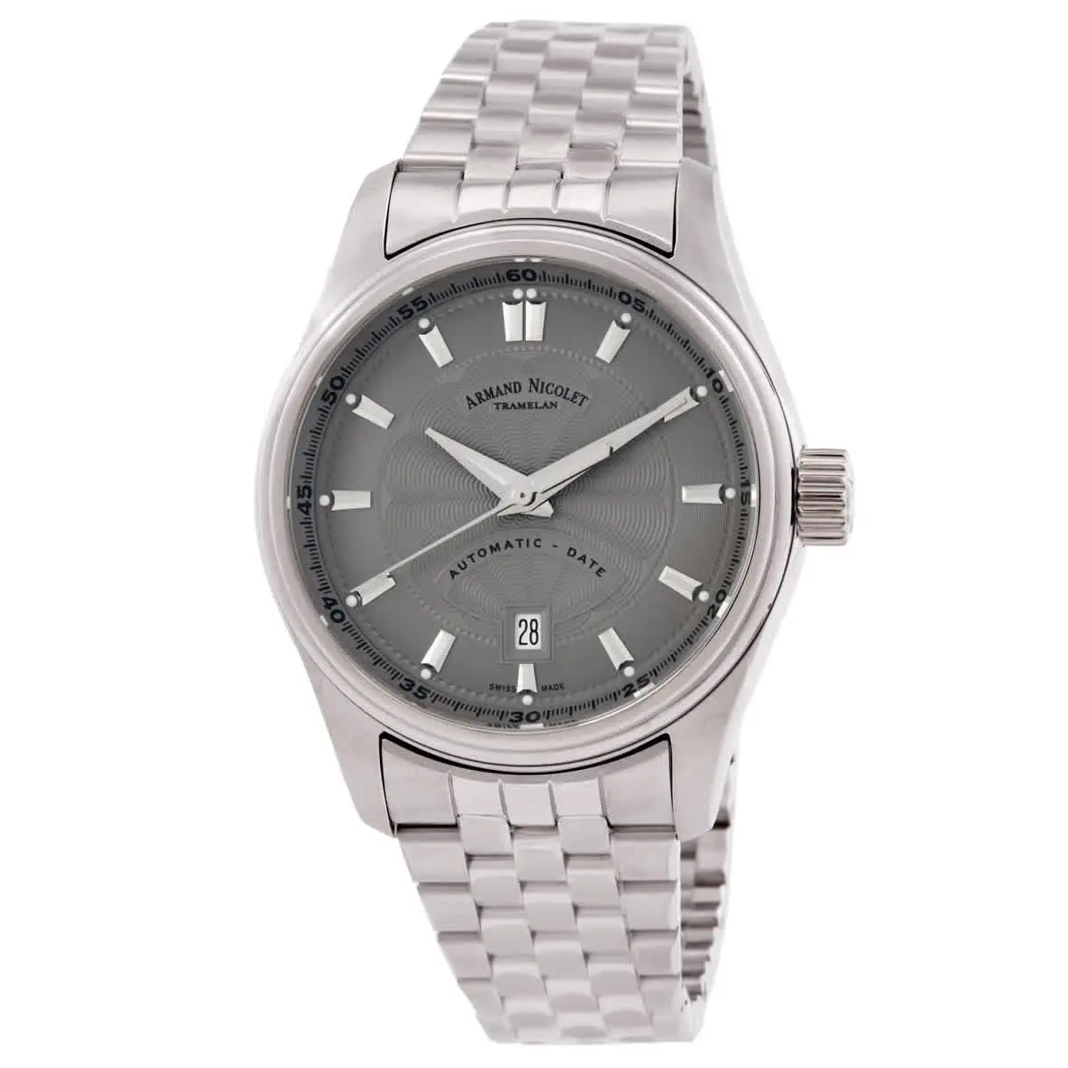 MH2 Automatic Grey Dial Men`s Watch A640A-GR-BMA22640A by Armand Nicolet