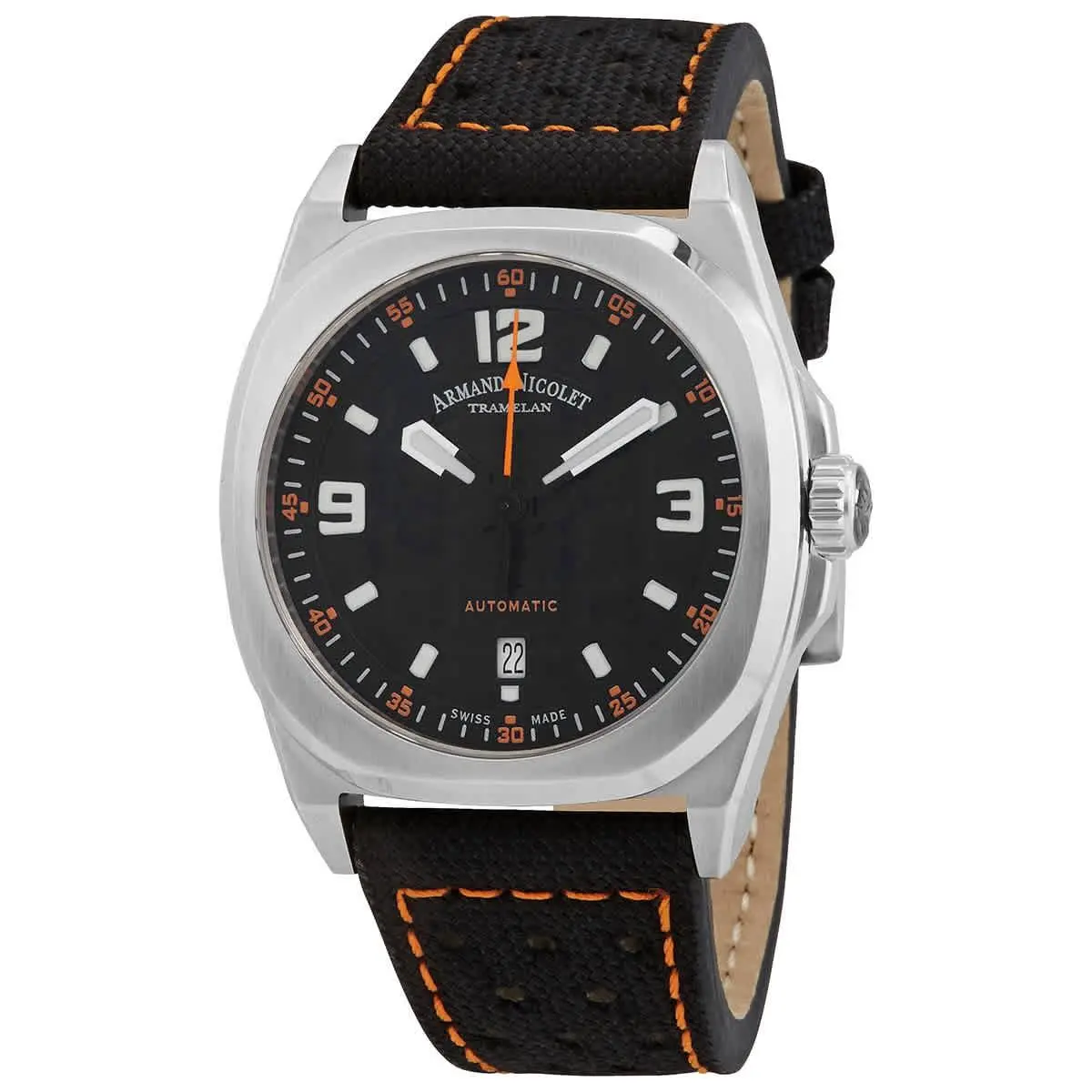 JH9 Automatic Black Dial Men`s Watch A660HAA-NO-P0668NO8 by Armand Nicolet