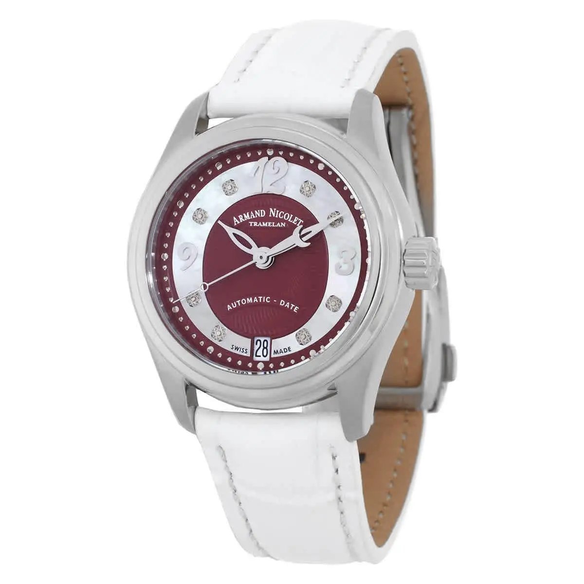M03-3 Automatic Diamond Ladies Watch A151BAA-RN-P882BC8 by Armand Nicolet