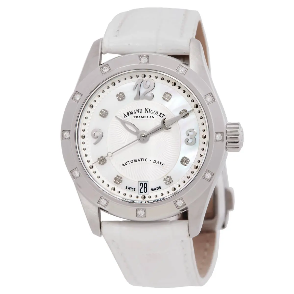 M03-3 Automatic Diamond Ladies Watch A151GAA-AN-P882BC8 by Armand Nicolet