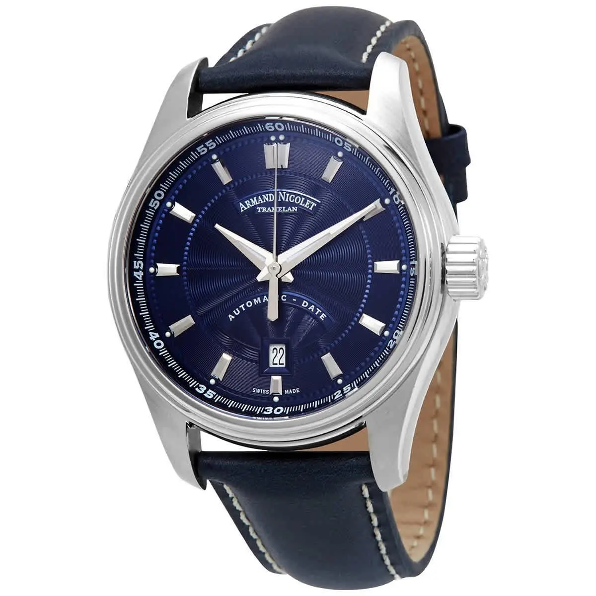 MH2 Automatic Blue Dial Men`s Watch A640A-BU-P140BU2 by Armand Nicolet
