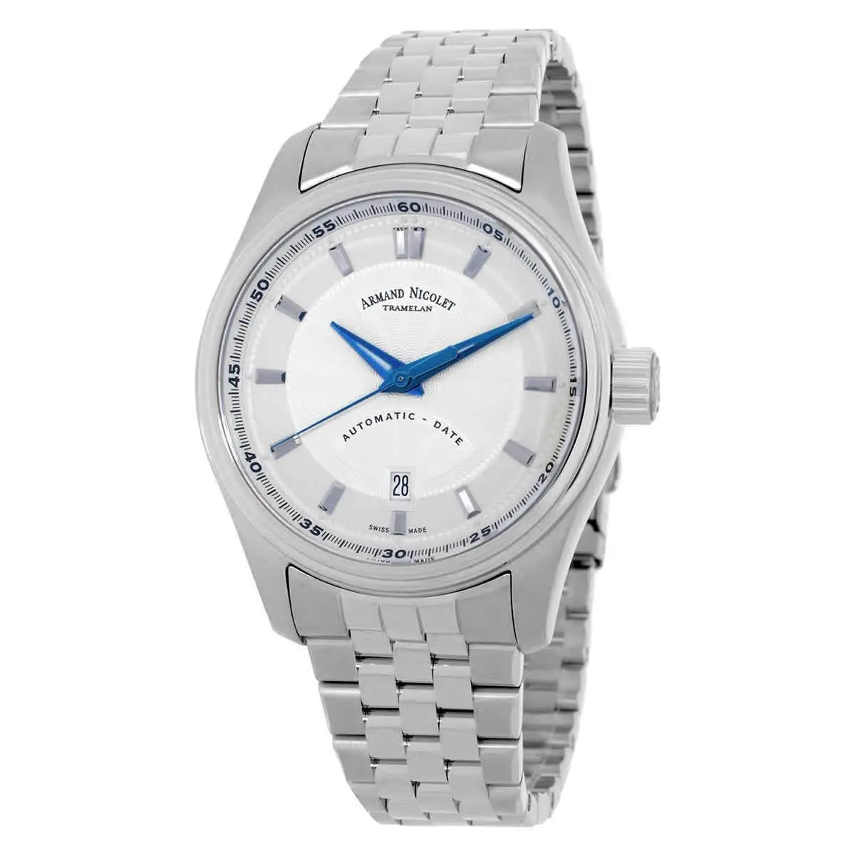 MH2 Automatic Silver Dial Men`s Watch A640A-AG-BMA22640A by Armand Nicolet