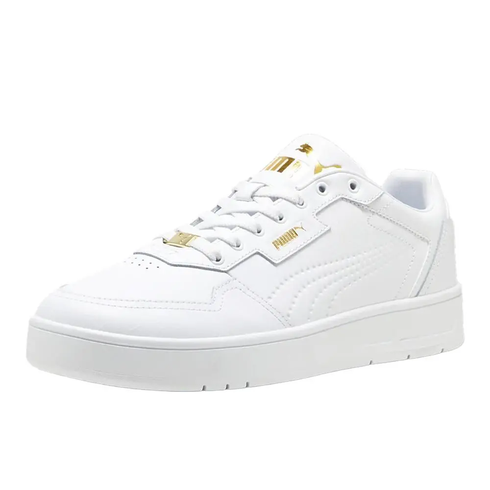 Puma shoes - PUMA Court Classic Lux Lace Up - 39501901 - White 0