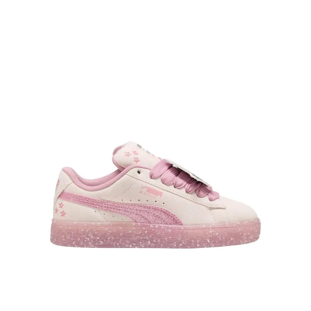 X Hello Kitty and Friends Suede Xl Lace Up Youth Girls Pink Sneakers Casu by Puma