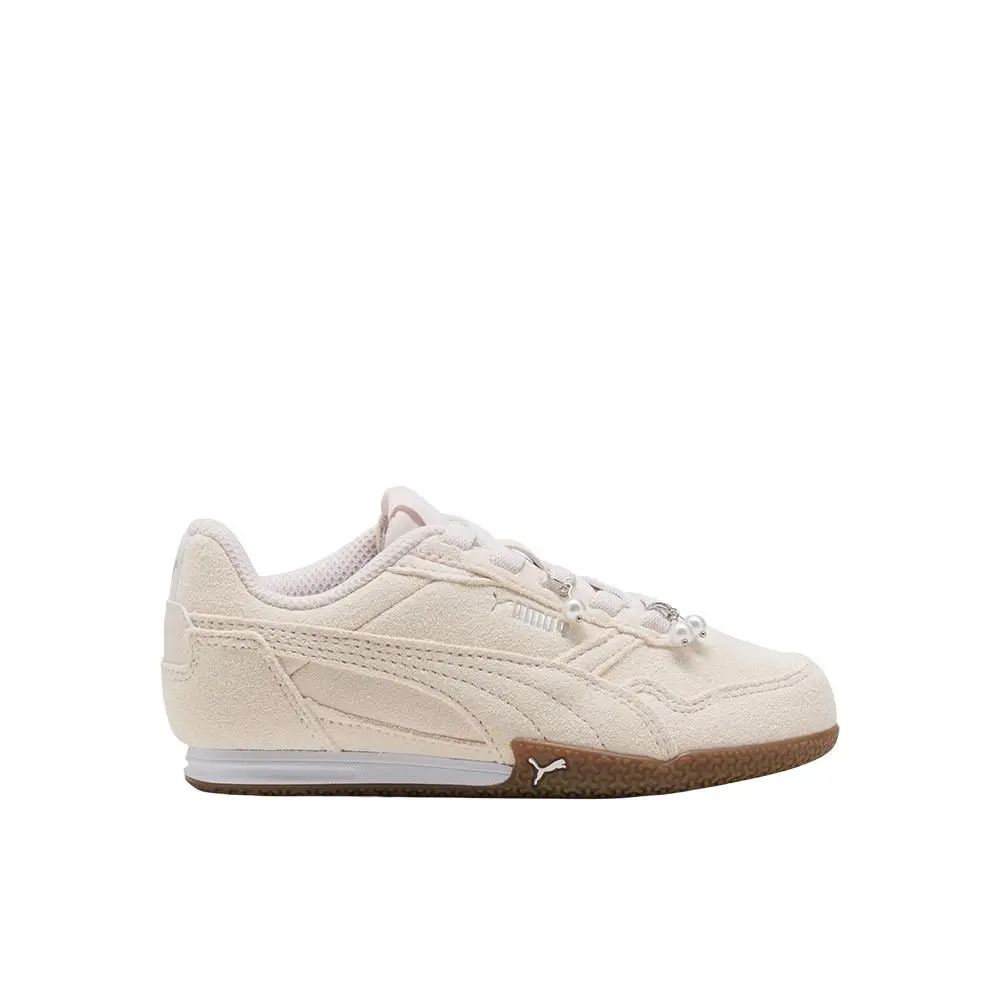 Bella Donna Pearls Easy On Sneaker Youth Girls Pink Sneakers Casual Shoes 4 by Puma