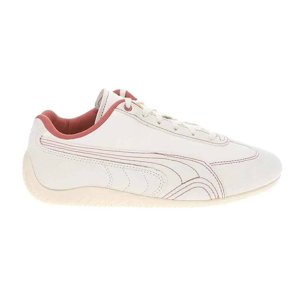 Puma Speedcat Paris Lace Up Womens Off White Sneakers Casual Shoes 40381001