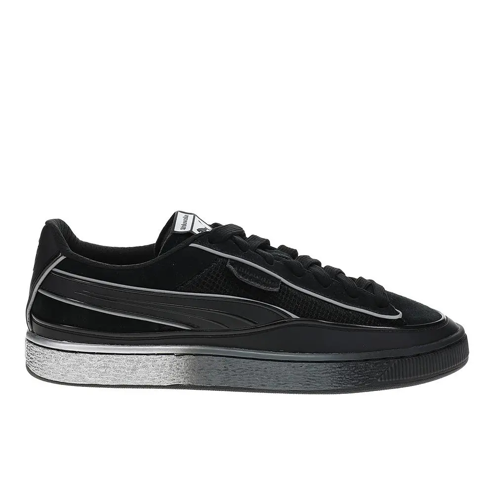 Puma X Ahluwalia Suede Classic Lace Up Mens Black Sneakers Casual Shoes 403815 - Black