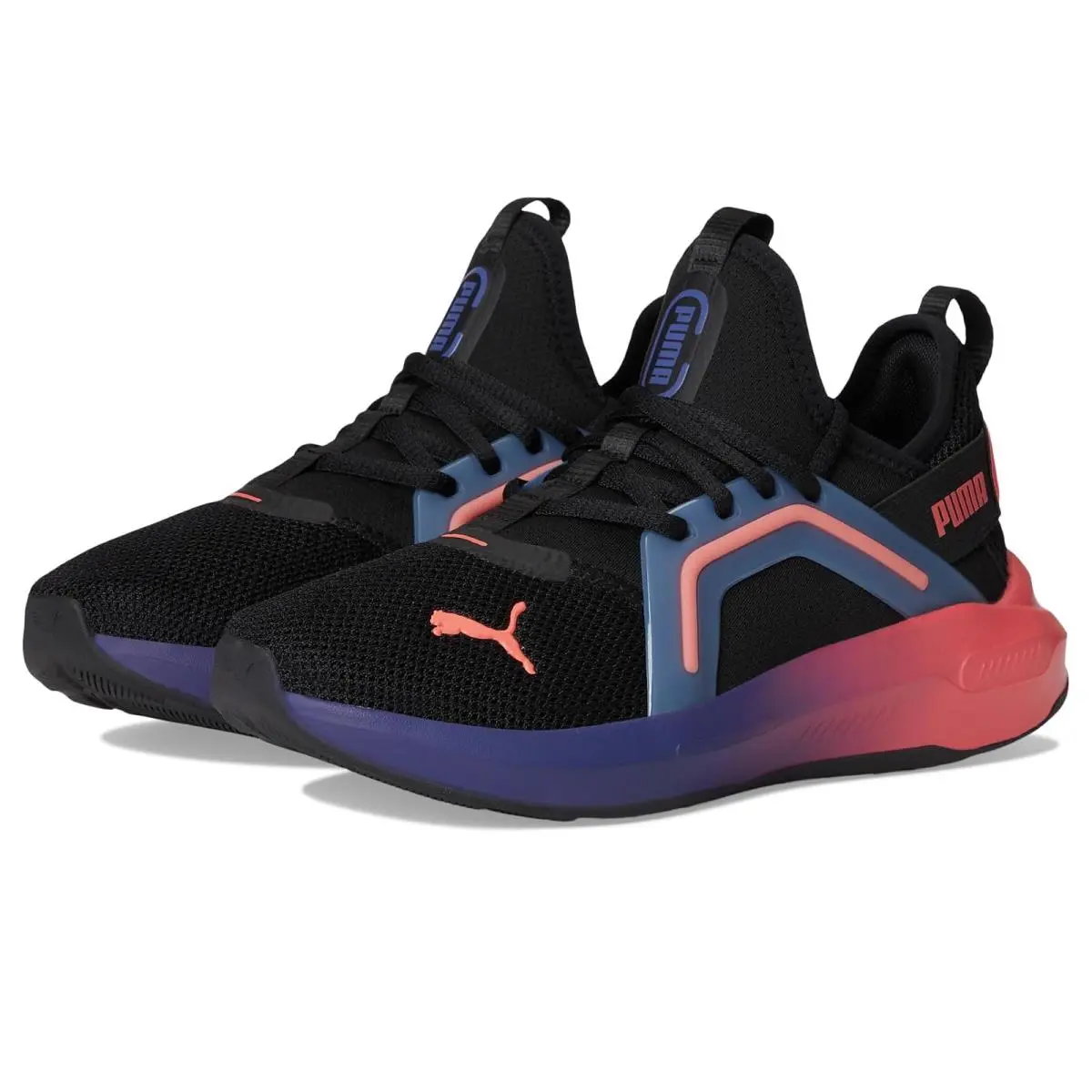 Puma shoes - Puma Black/Blue Crystal/Peach Frost 6