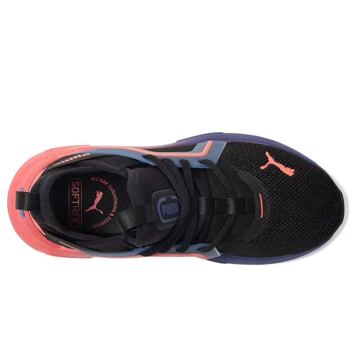 Puma shoes - Puma Black/Blue Crystal/Peach Frost 7
