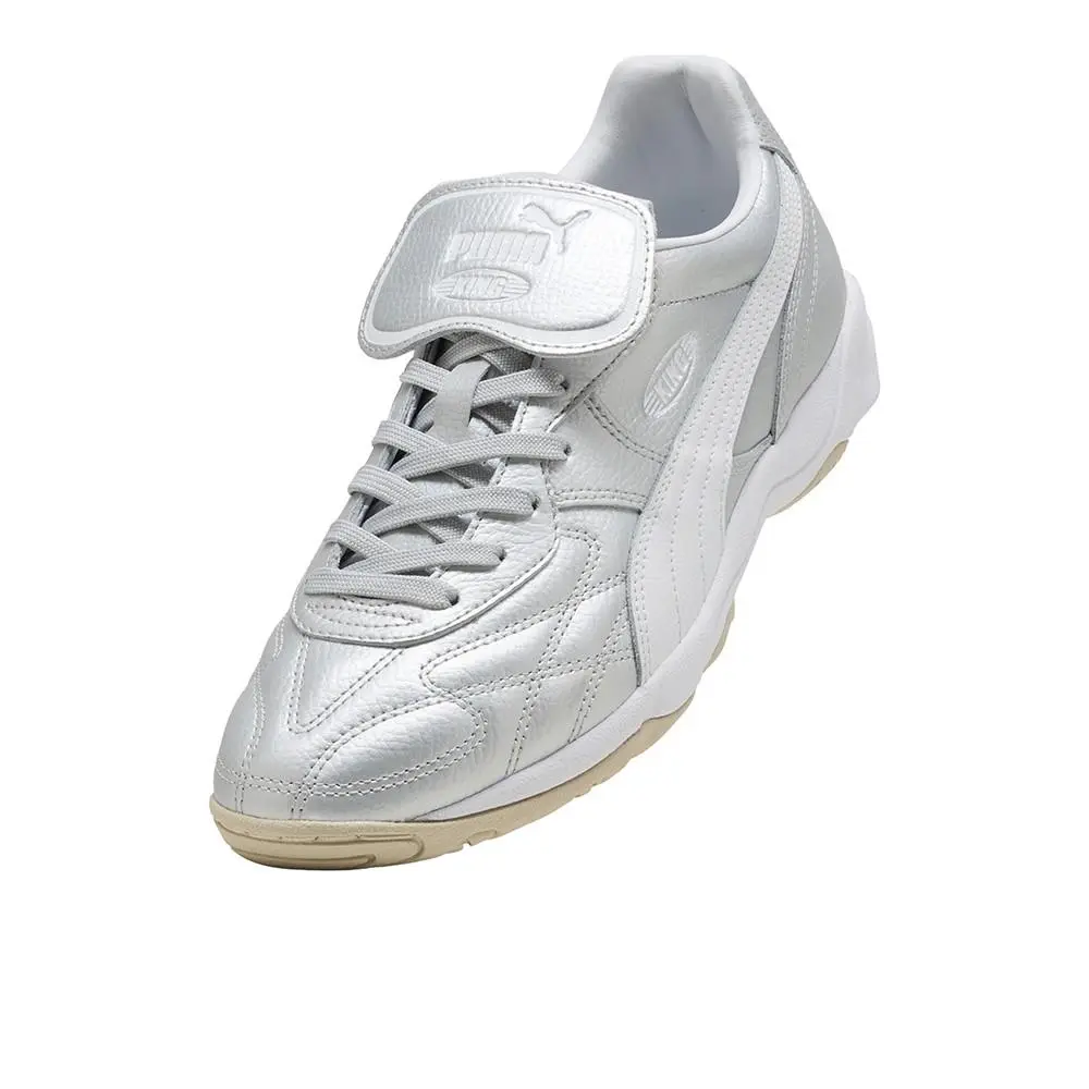 Puma shoes - PUMA King Indoor Mesmerize Lace Up - 40462901 - Silver 4
