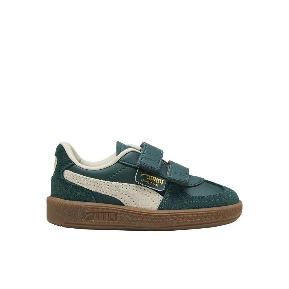 Puma Palermo Leather Easy On Toddler Boys Green Sneakers Casual Shoes 40200414