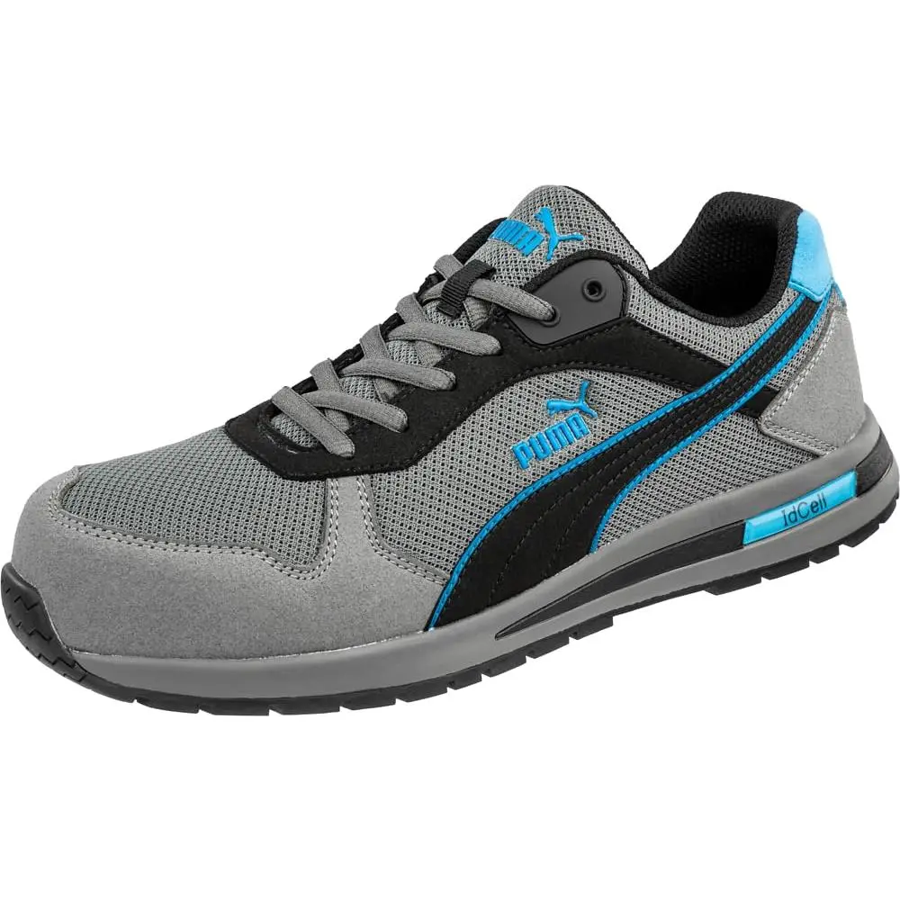 Men`s Frontside Black Grey Sd Industrial Shoe 9 by Puma