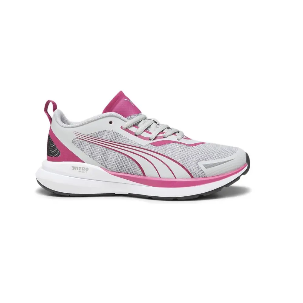 Kruz Nitro Lace Up Youth Girls Grey Sneakers Casual Shoes 37887803 by Puma