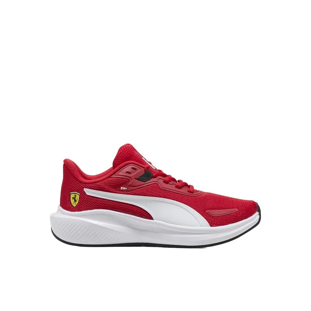 Scuderia Ferrari Skyrocket Lite Lace Up Youth Boys Red Sneakers Casual Sho by Puma