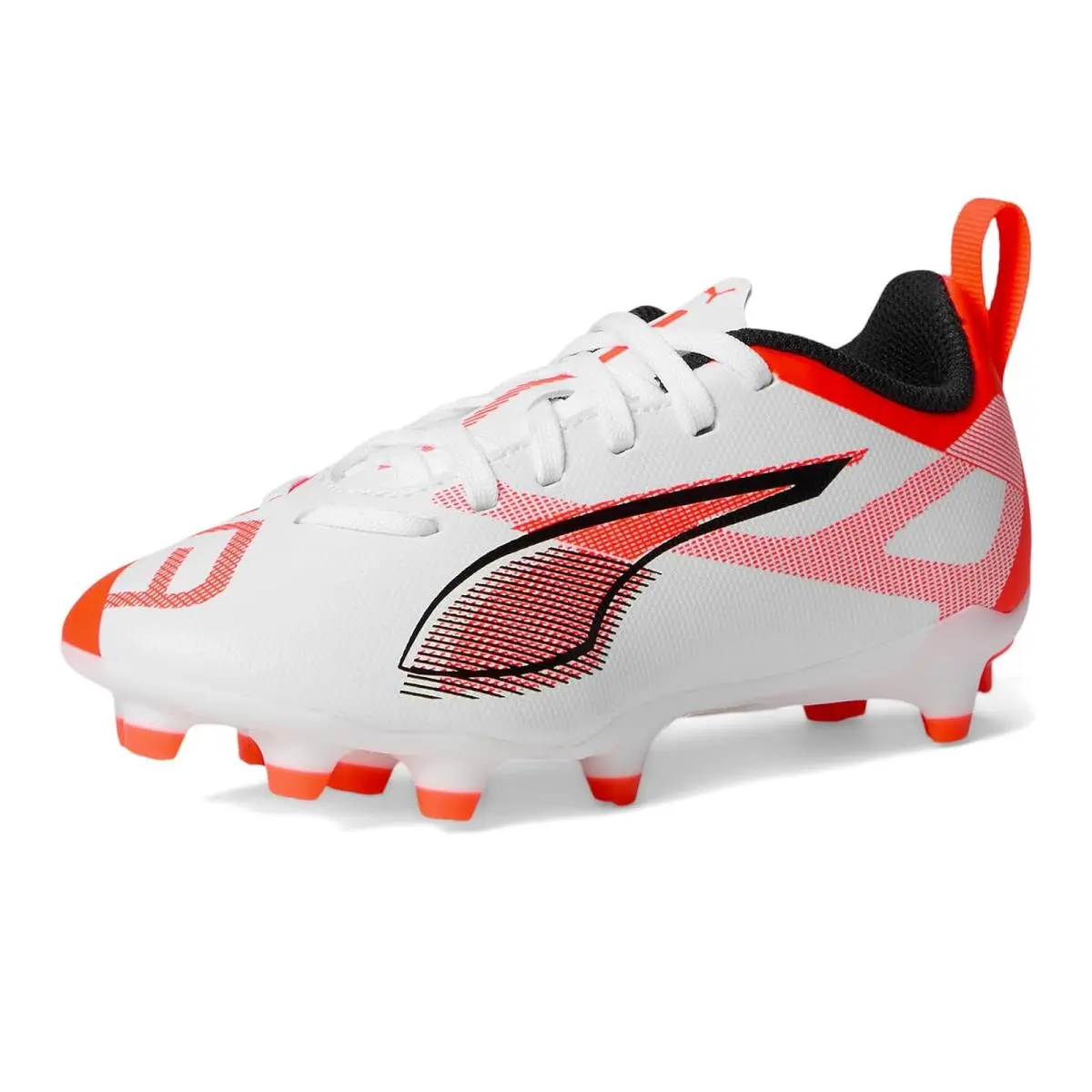 Puma shoes - PUMA White/PUMA Black/Glowing Red 5