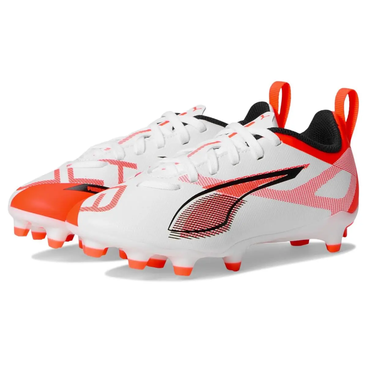 Puma shoes - PUMA White/PUMA Black/Glowing Red 6