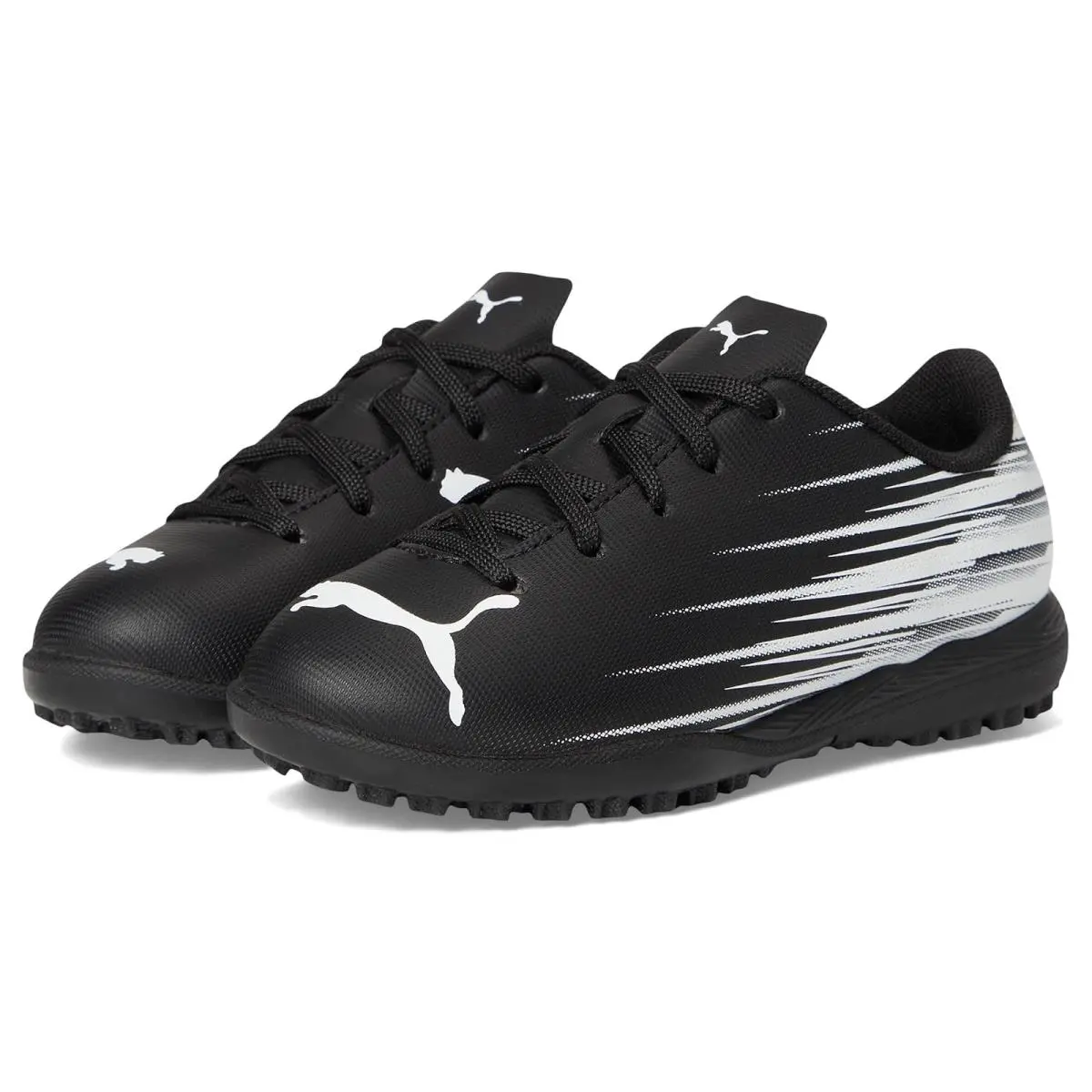 Kids Attacanto Turf Training Soccer Cleats Little Kid/big Kid Black/White by Puma