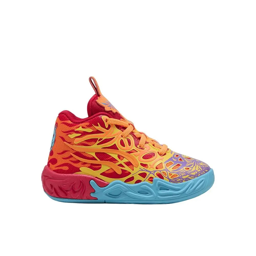 Puma X Lamelo Ball Mb.04 Phoenix Lace Up Toddler Boys Orange Red Sneakers Cas
