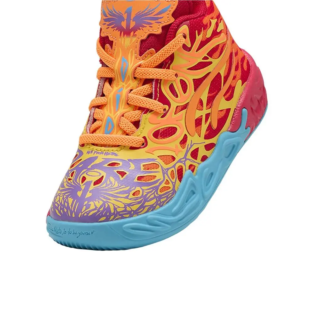 Puma shoes - PUMA  X Lamelo Ball Mb.04 Phoenix Lace Up  Toddler - 31167401 - Orange, Red 4
