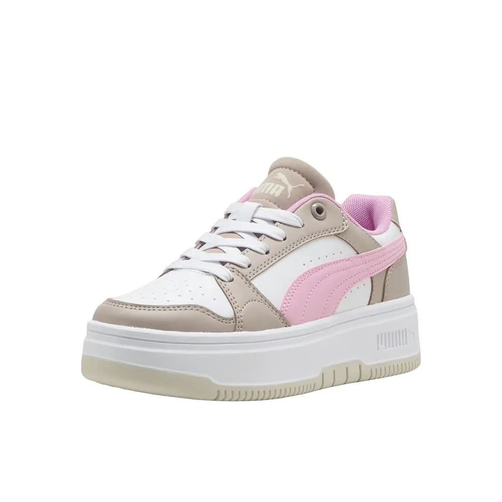 Puma shoes - PUMA Rebound Femme Lace Up  Youth - 40373707 - White 8