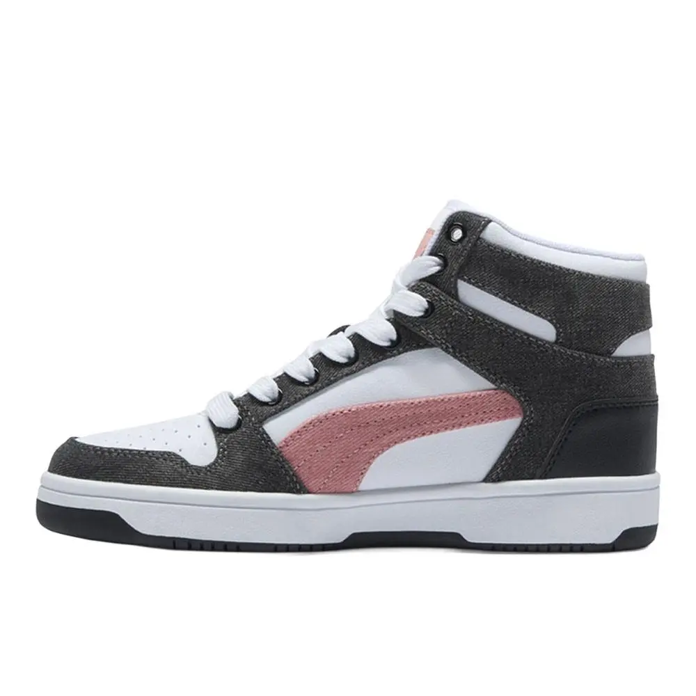 Puma shoes - PUMA Rebound Layup Denim Lace Up - 39907402 - Black, White 1