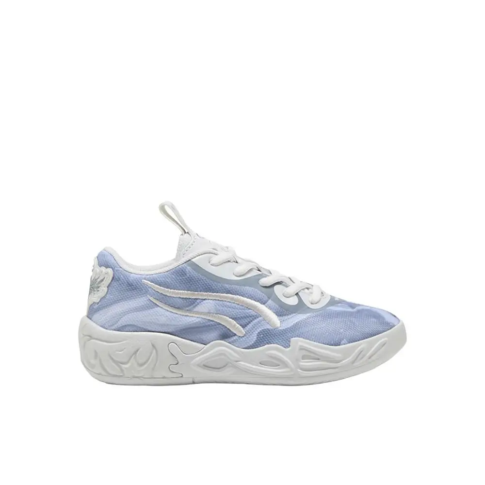 Puma X Lamelo Ball Mb.04 Lo Team Basketball Youth Boys Blue Grey Sneakers Ath - Blue, Grey
