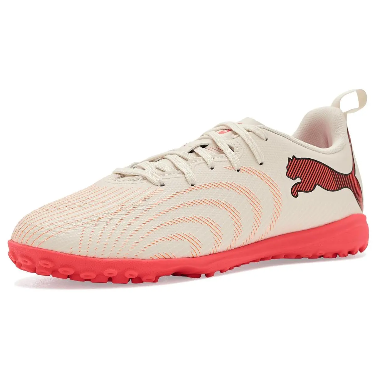Kids Future 9 Play Turf Training Soccer Cleats Little Kid/big Kid Sugared Almond/ White/Ultra Red/ Black by Puma
