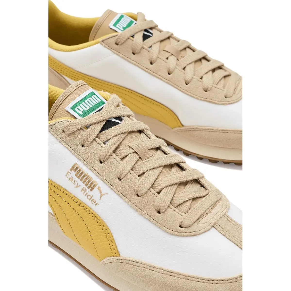 Puma shoes - Alpine Snow/Dazzling Yellow 4