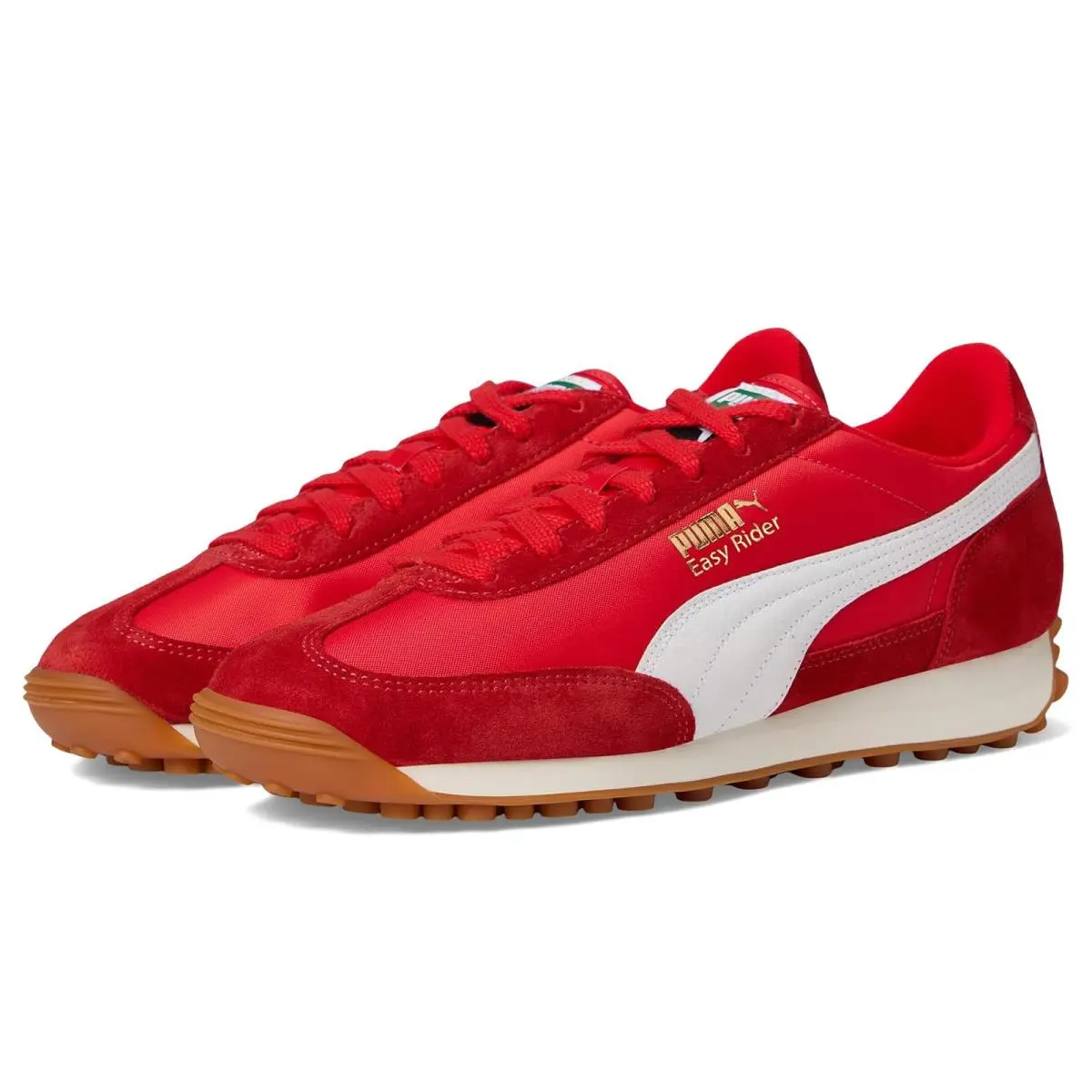 Unisex Sneakers Athletic Shoes  Easy Rider Vintage Shoes  Red/ White by Puma