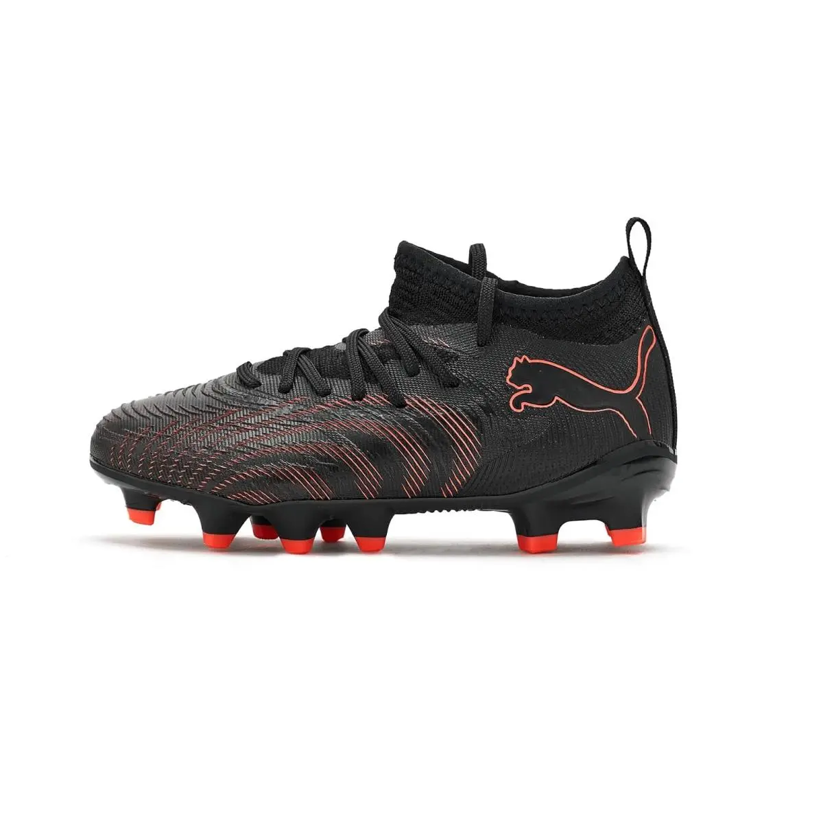 Puma shoes - Black/Glowing Red/Strong Gray 9