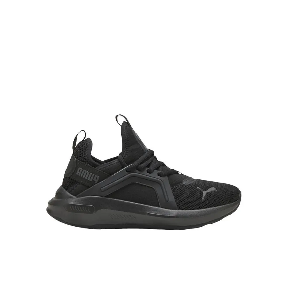 Puma Softride Enzo 5.0 Lace Up Youth Boys Black Sneakers Casual Shoes 40151001