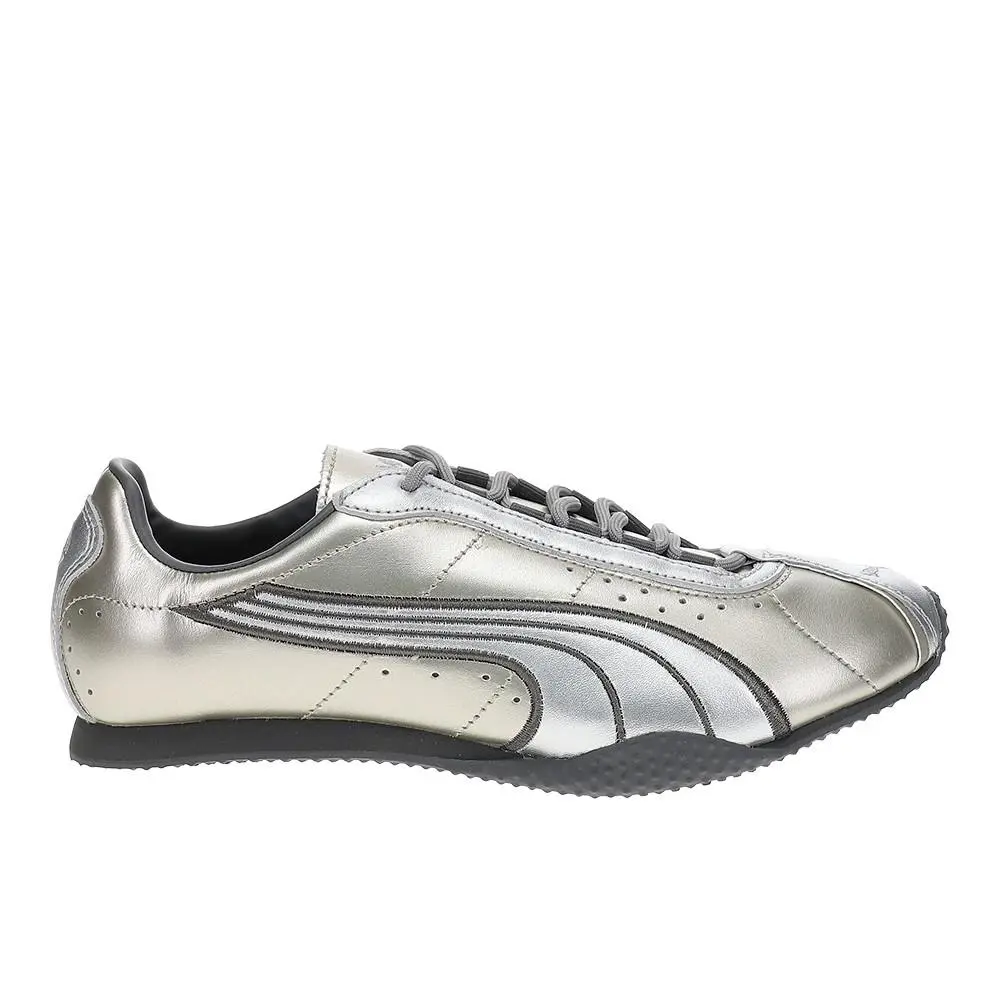 X Slam Jam Hstreet Og Lace Up Mens Silver Sneakers Casual Shoes 40643501 by Puma