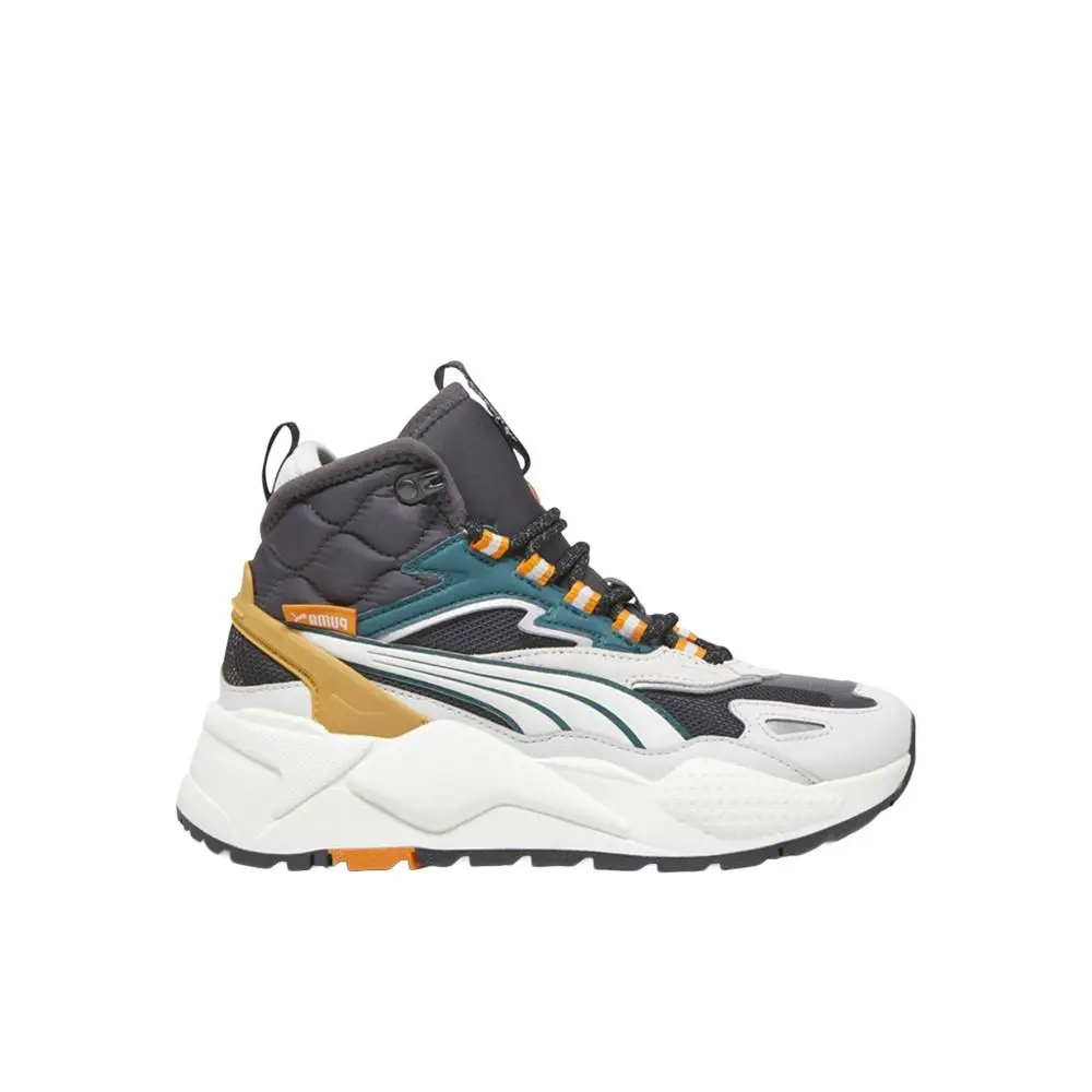 Puma Rs X High Top Youth Boys Grey White Sneakers Casual Shoes 39375602