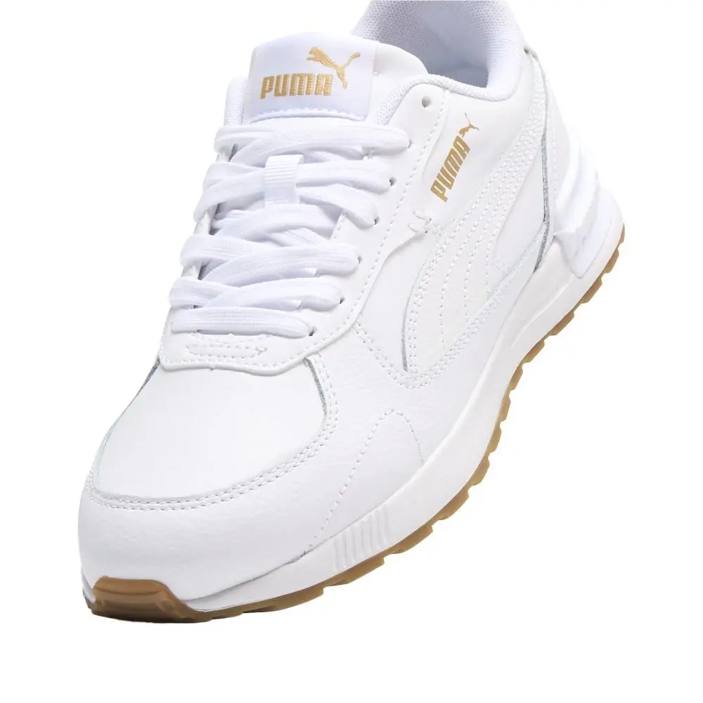 Puma shoes - PUMA Graviton Leather Lace Up - 40110203 - White 4
