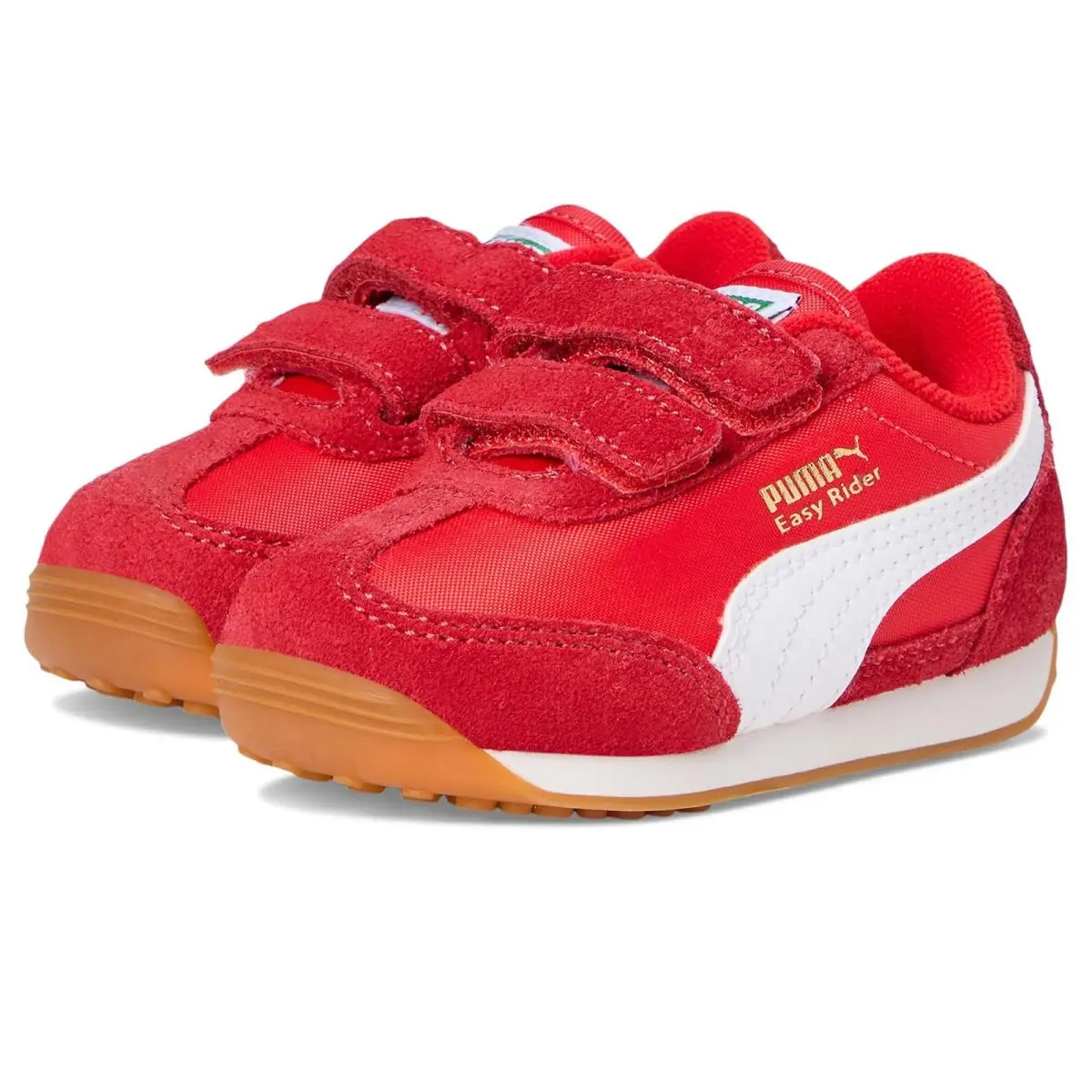 Children Unisex Shoes  Kids Easy Rider Hook and Loop Shoes Toddler Red/White by Puma