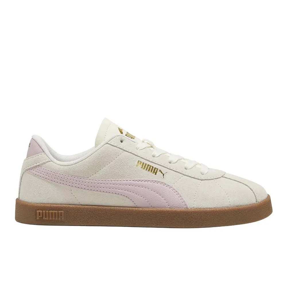 Club Ii Lace Up Womens Off White Sneakers Casual Shoes 40313711 by Puma