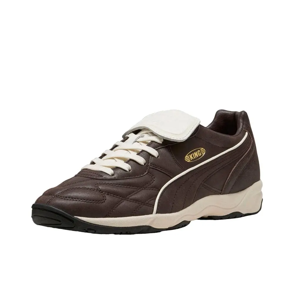 Puma shoes - PUMA King Indoor Premium Lace Up - 40436303 - Brown 0