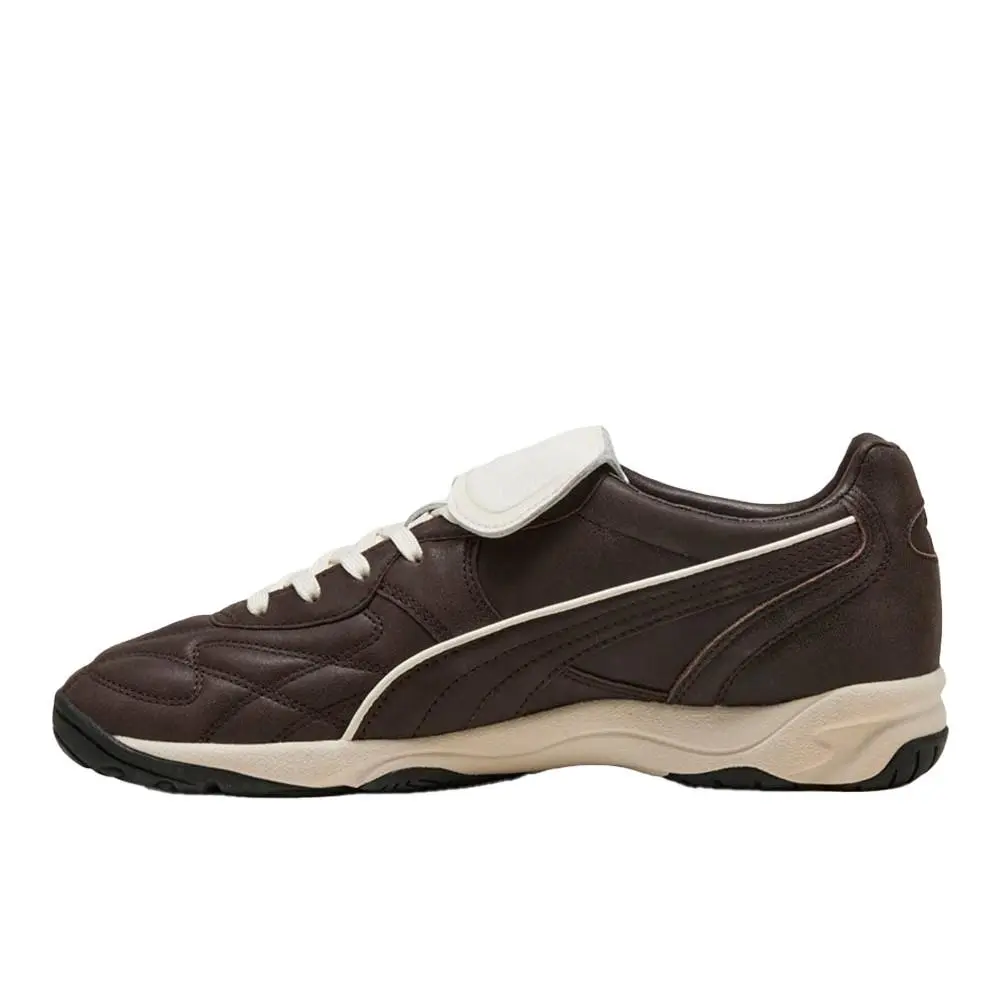 Puma shoes - PUMA King Indoor Premium Lace Up - 40436303 - Brown 1