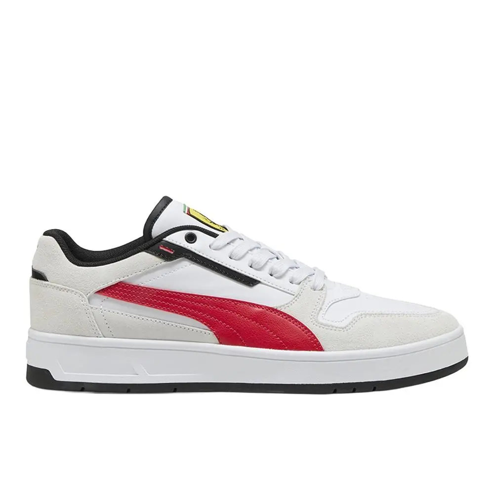 Scuderia Ferrari Court Classic Street Lace Up Mens White Sneakers Casual S by Puma