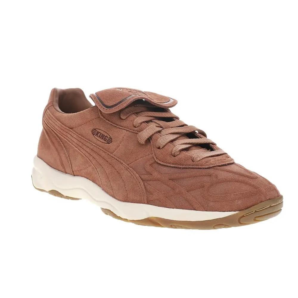 Puma shoes - PUMA King Indoor Clean Lace Up - 40314702 - Brown 0