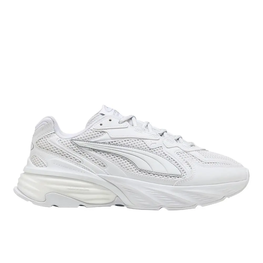 Fade Lace Up Mens White Sneakers Casual Shoes 40620306 by Puma
