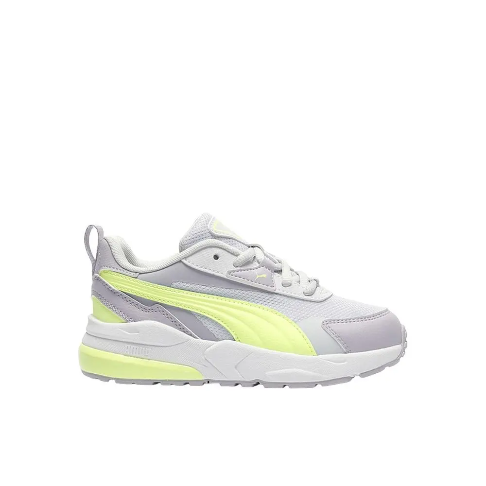 Vis2k Lace Up Youth Girls Grey Sneakers Casual Shoes 39656418 by Puma