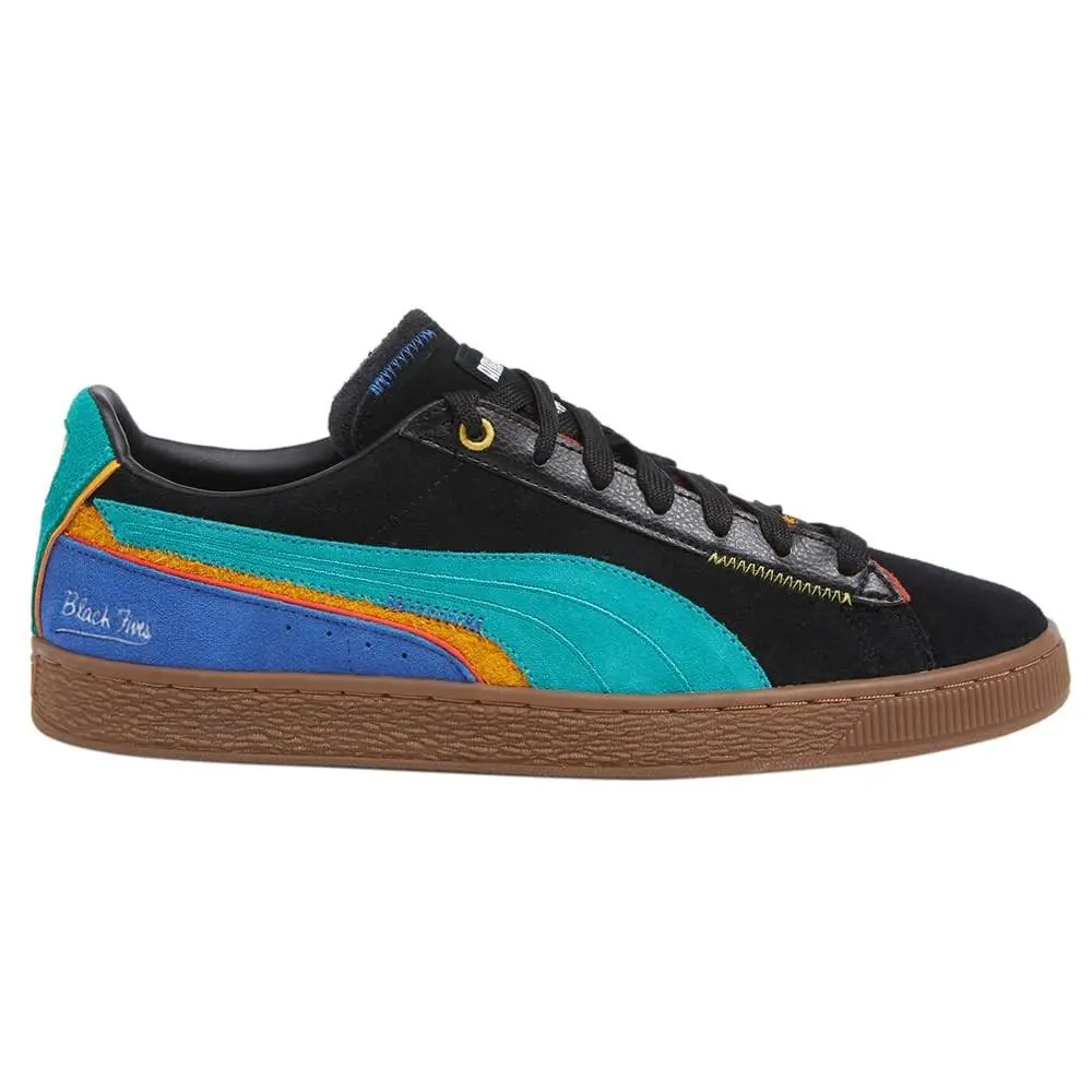 Men`s Suede Triplex X Black Fives Shoes by Puma
