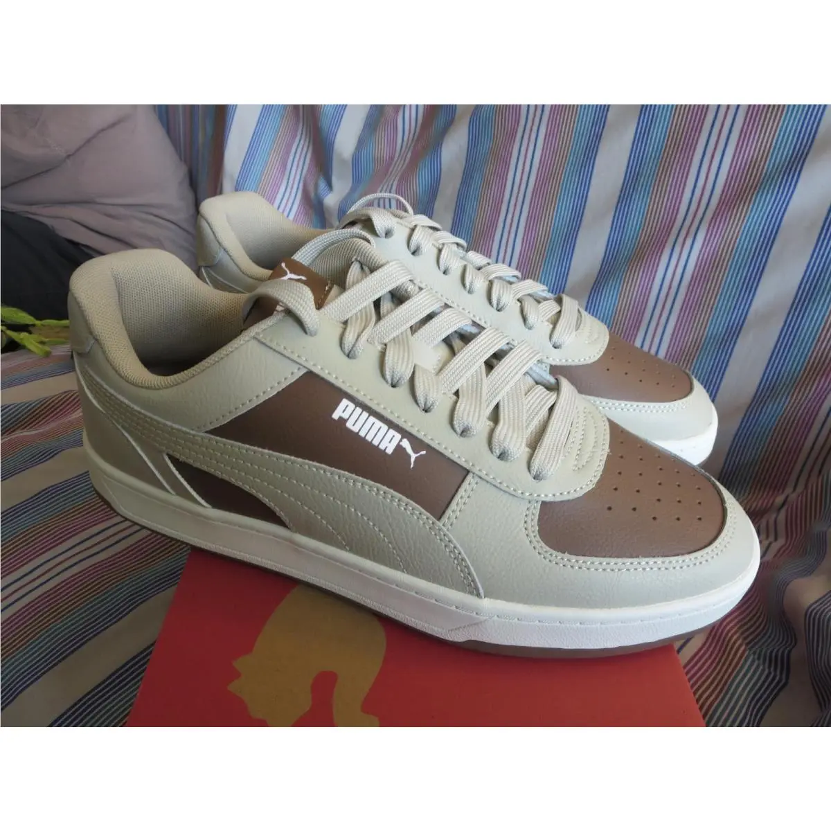 Carter 2.0 Mens Sneaker Shoes Haute Coffee/desert White Size 11 by Puma