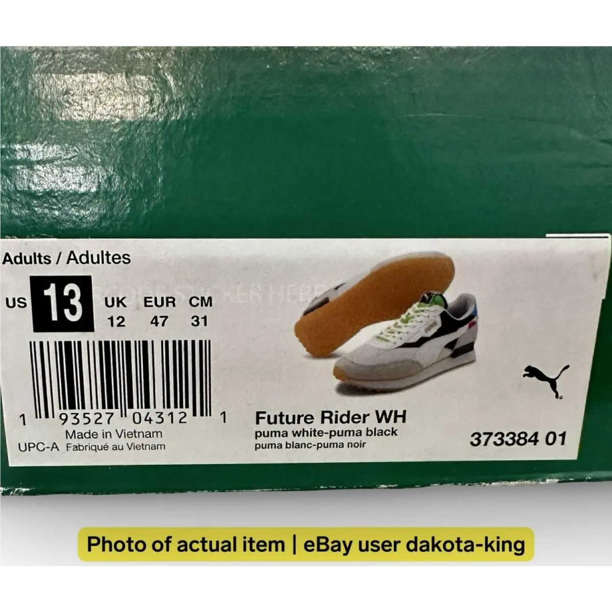 Puma shoes - PUMA Future Rider - Future Rider - 373384-01 - White (UPC: 193527043121) 6
