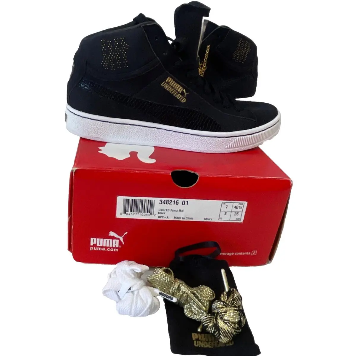 Undefeated Black - 348216 01 - Size 8 - Ds/ by Puma