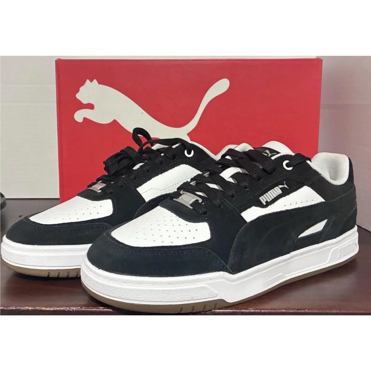 Puma shoes - PUMA Caven - Caven - 40449101 - Black/Silver/White (UPC: 0198556568263) 4