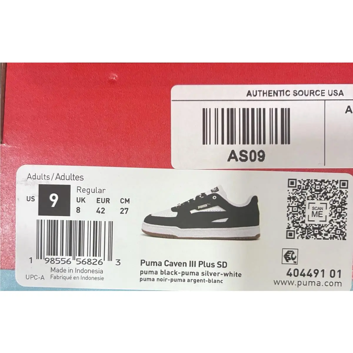 Puma shoes - PUMA Caven - Caven - 40449101 - Black/Silver/White (UPC: 0198556568263) 7