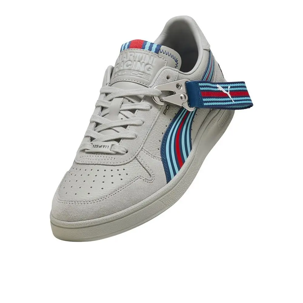 Puma shoes - PUMA Porsche Legacy Indoor Martini Limited Lace Up - 30907304 - Grey (UPC: 198553876088) 4